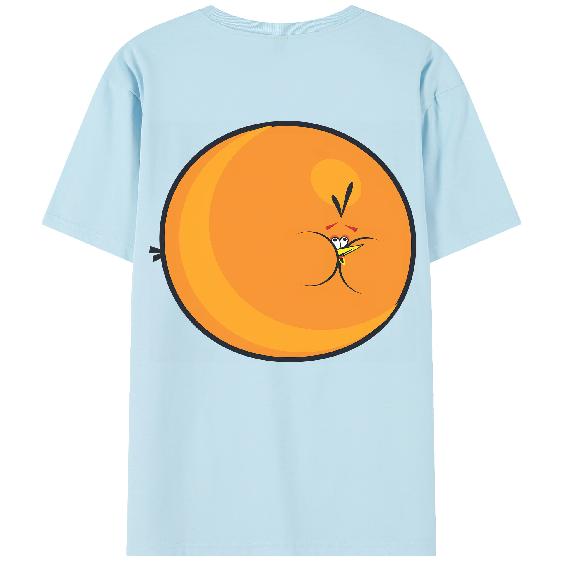 （画像用） Angry Birds アングリーバード 綿100％半袖Tシャツ（背面プリント）